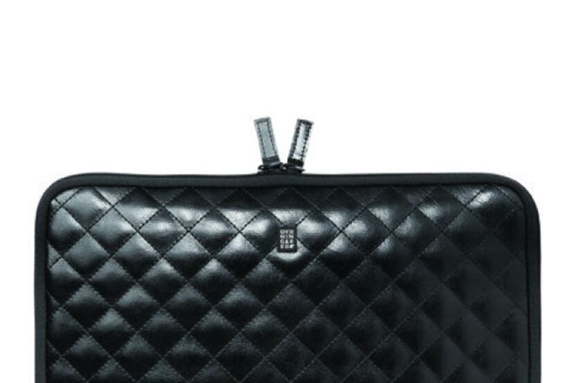 Ordning & Reda's large quilted leather laptop case, $120, is one of the new Ordning & Reda...