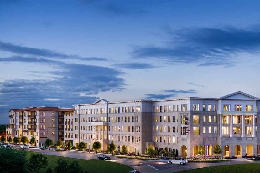 The Remy apartment community in Frisco Square near the Dallas North Tollway is one of three...