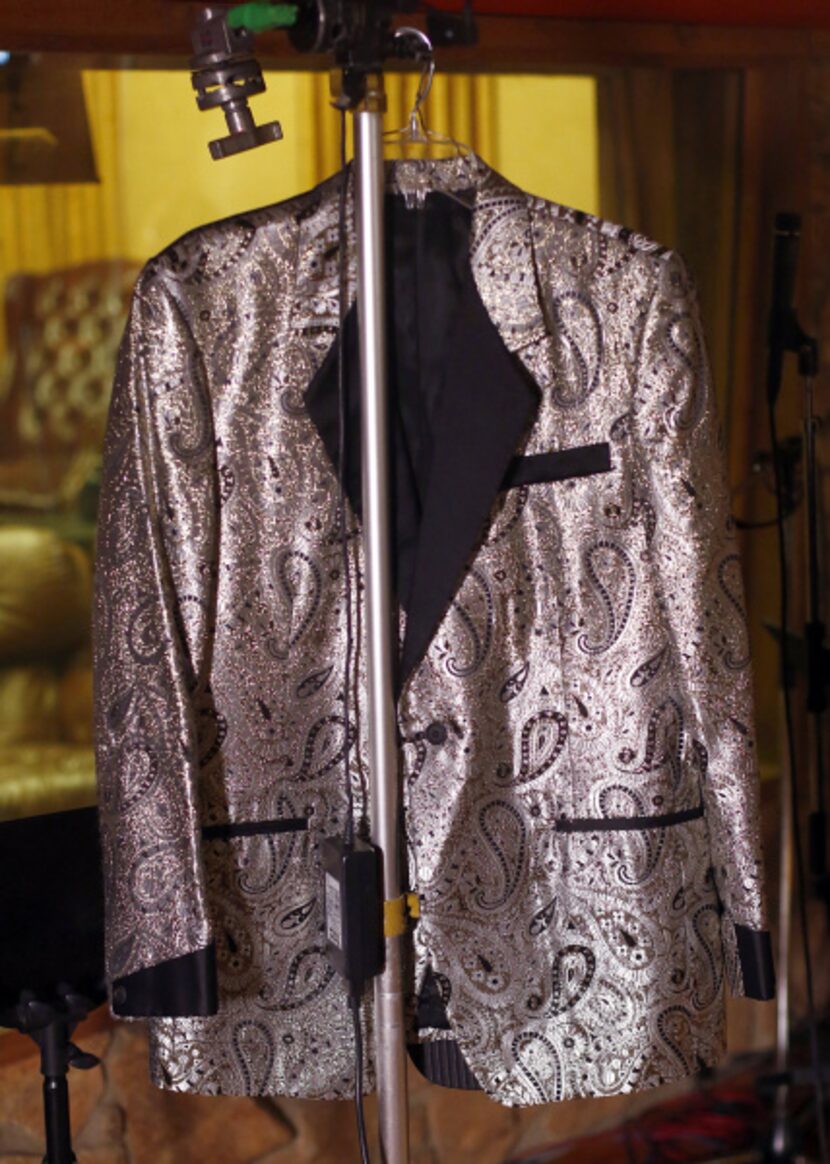 Country star Charley Pride's silver paisley show jacket is part of a collection of...