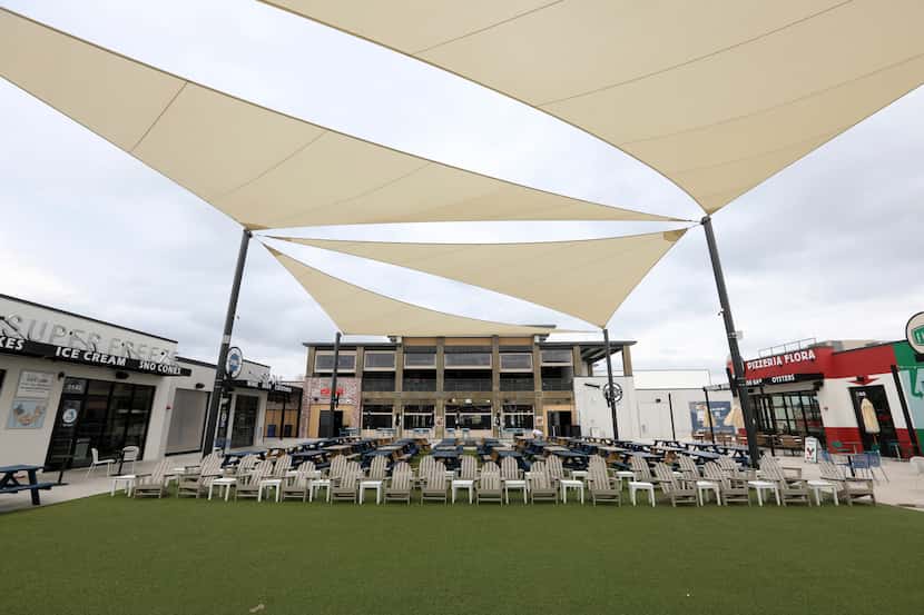 The Hub in Allen includes outdoor space for dining and entertainment. (Jason Janik/Special...