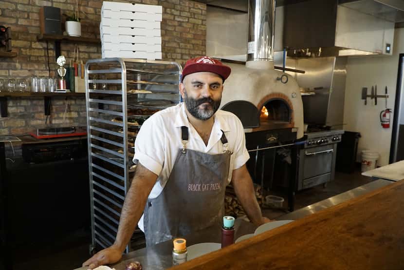 Jamie Fernandez owns Black Cat Pizza in Fort Worth.