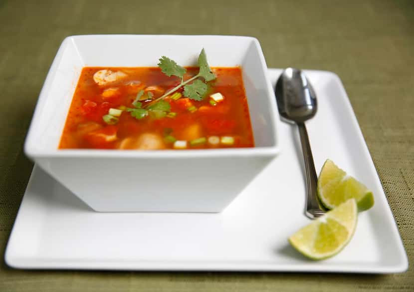 Spicy Thai Tom Yum Soup 