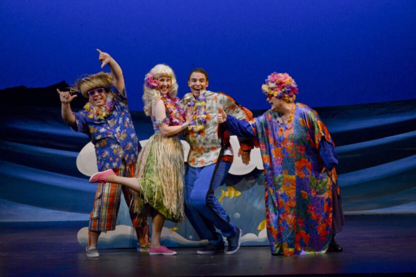 Shown here, left to right: B.J. Cleveland (Hawaii ensemble), Natalie Weaver (Bikini Wahini),...