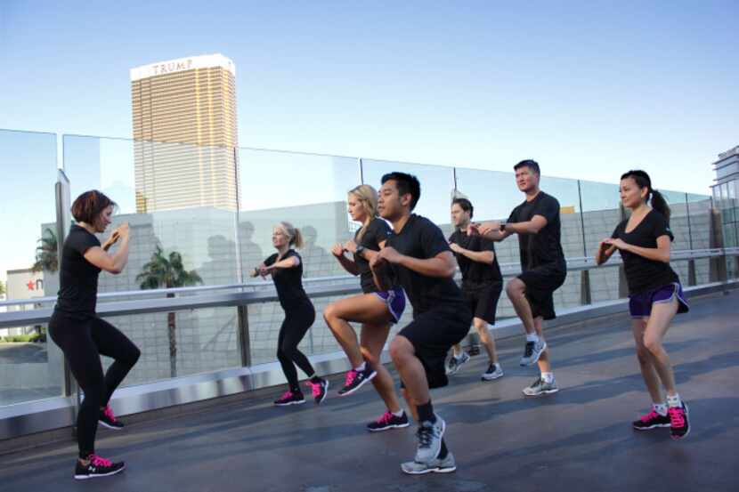 Trump's unique boot camp runs every Friday at 7:30 am along The Strip in Las Vegas.