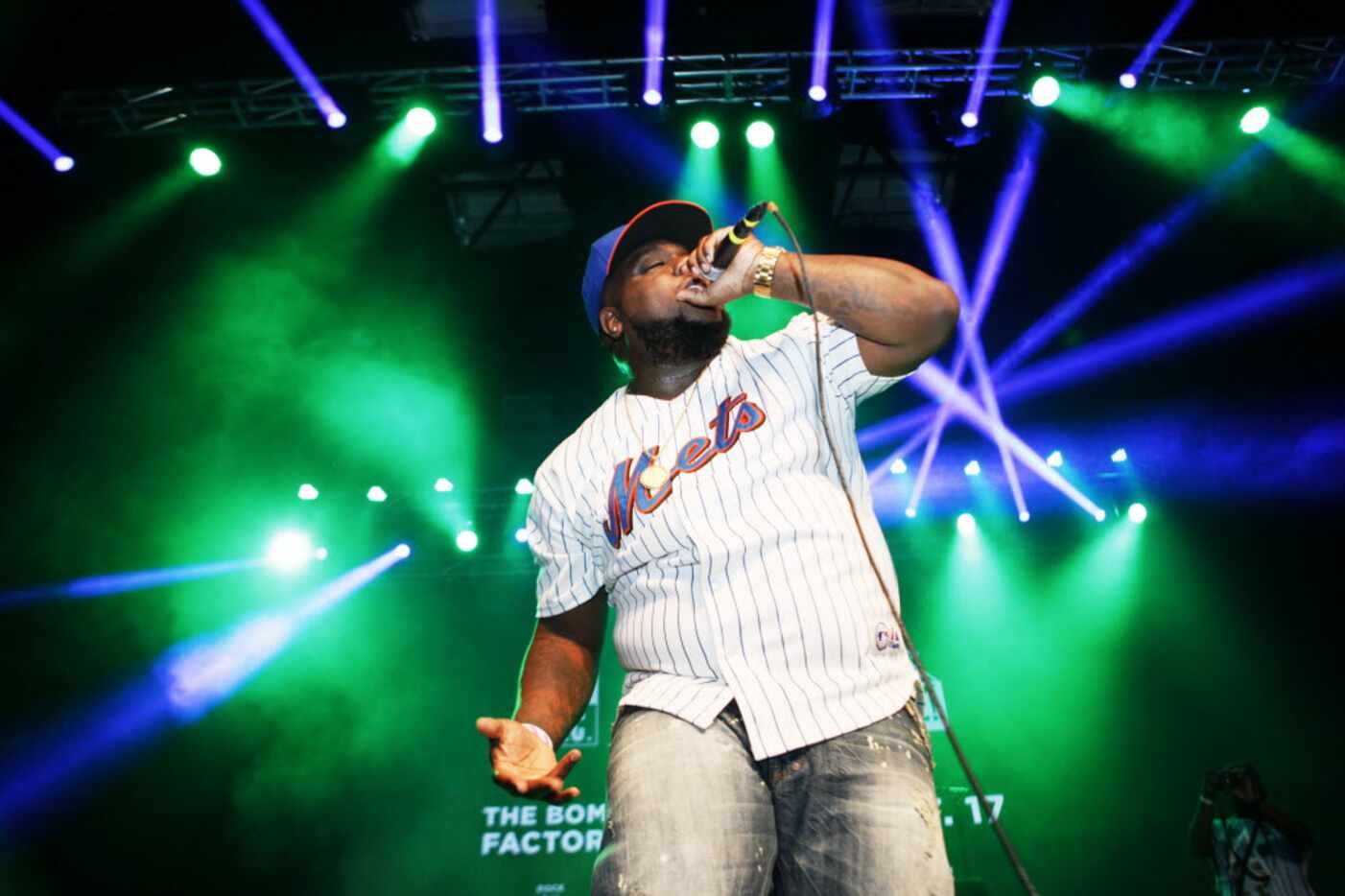 Rapper Fat Pimp performs during The D.O.C. Straight Outta Dallas Hip Hop event, on Saturday,...