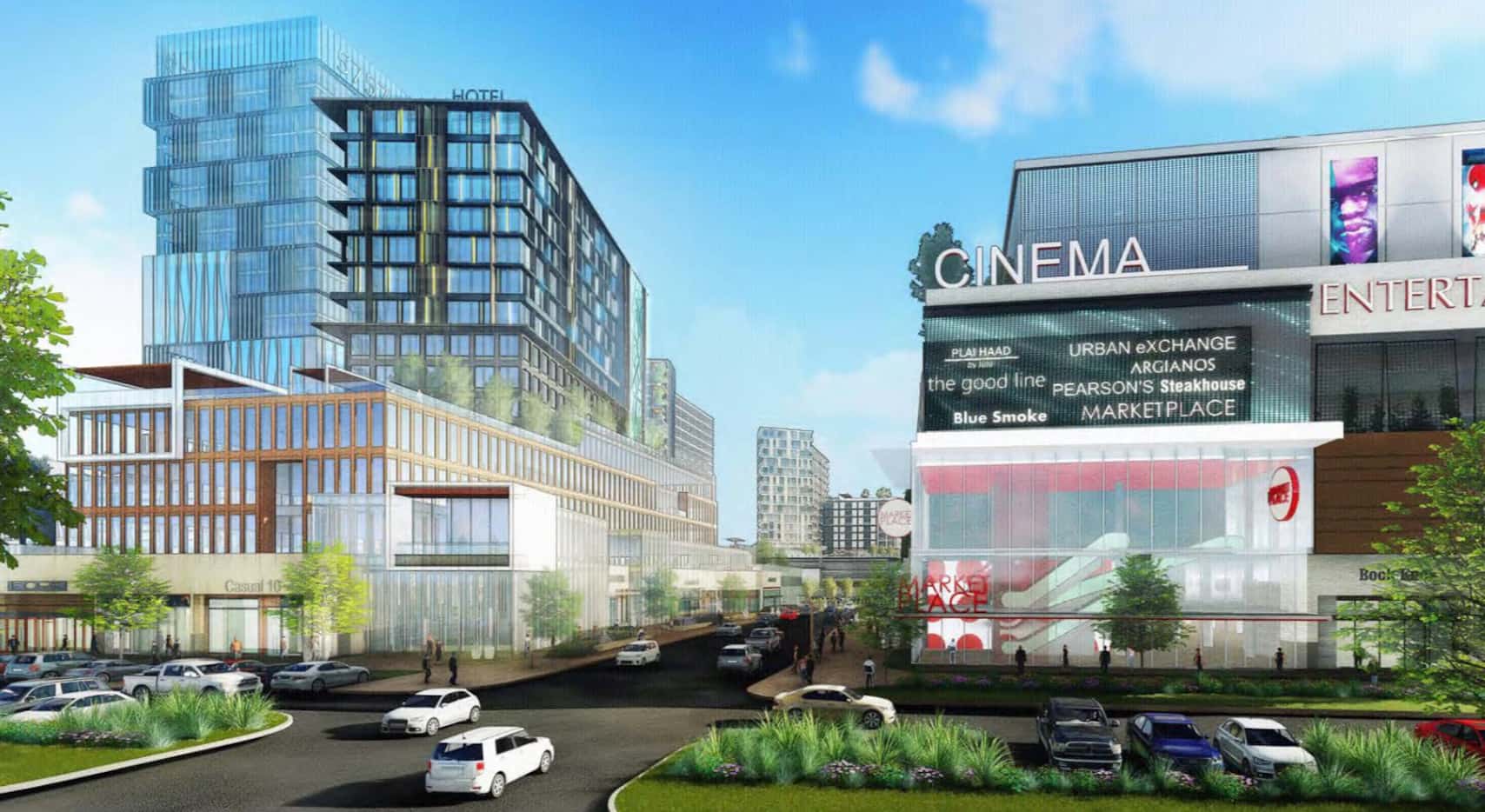 The development is planned to contain more than 360,000 square feet of retail and...