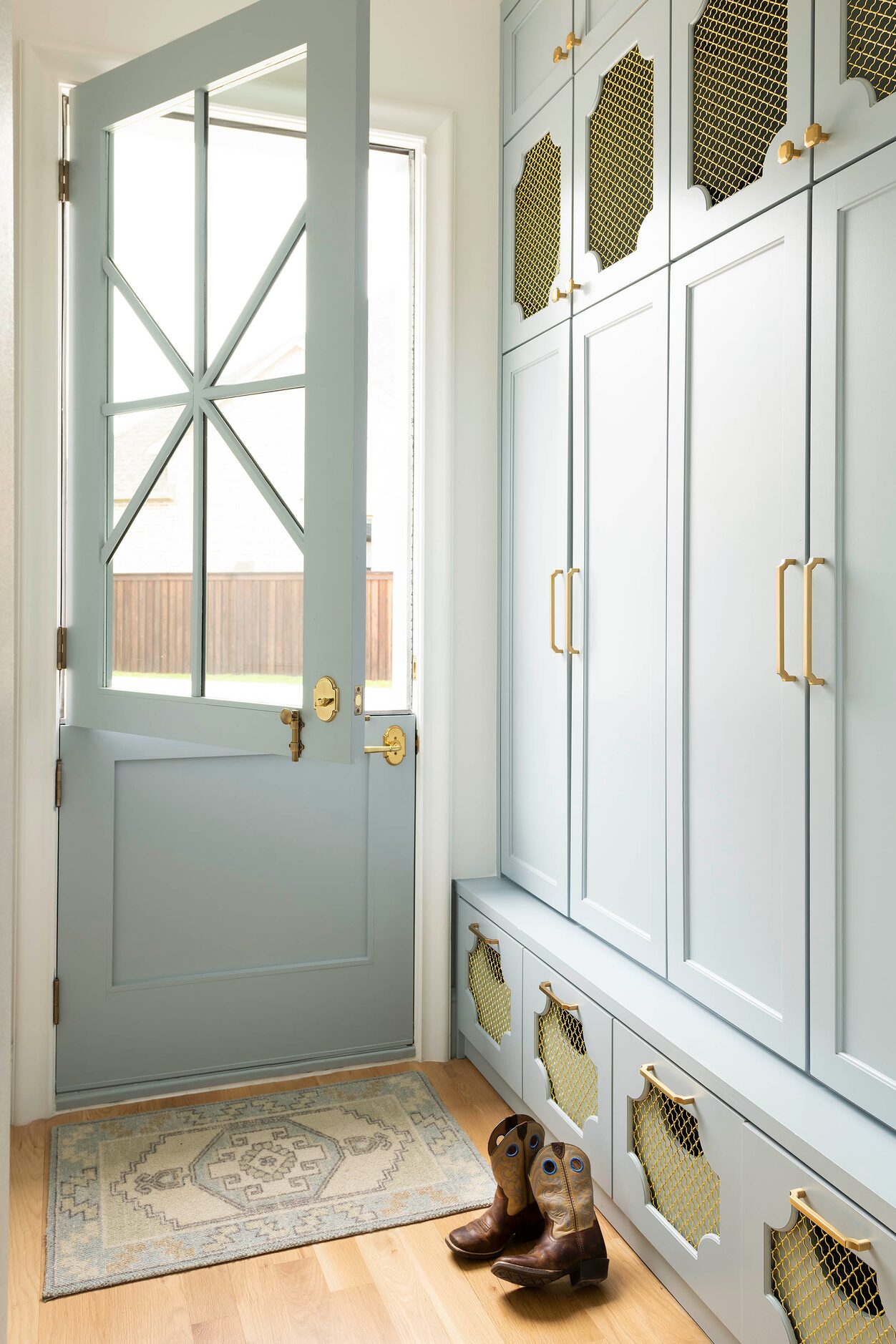 Door and cabinets