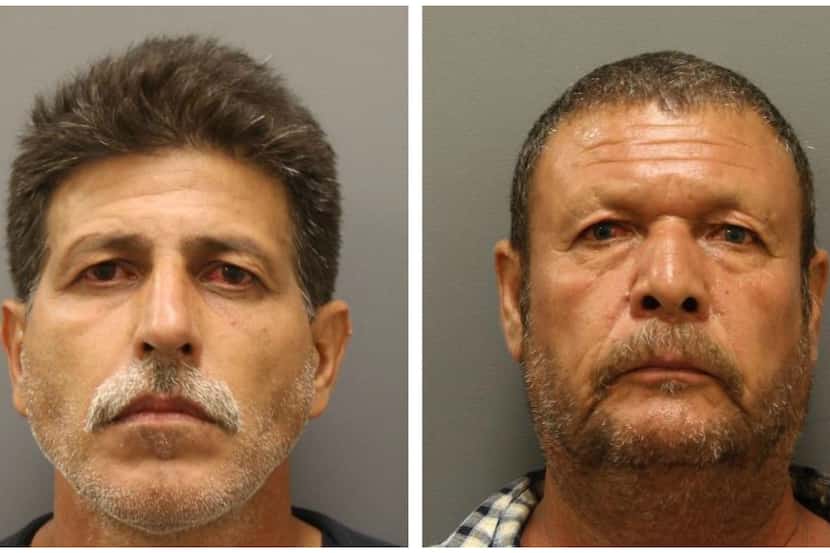 Jose Garcia, left, and Jose Barazza, 55, were arrested in connection with the incident...