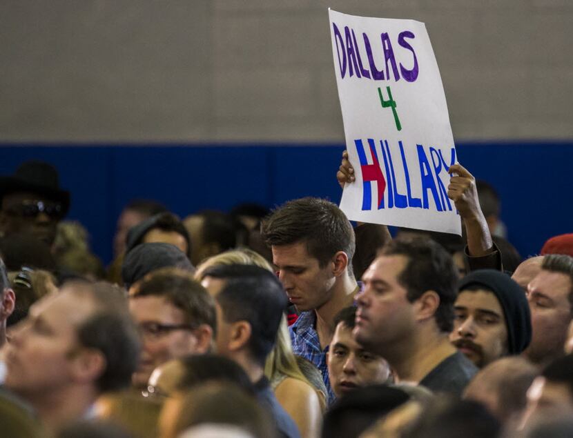 Presidential candidate HIllary Clinton made a fundraising stop in Dallas in 2015.