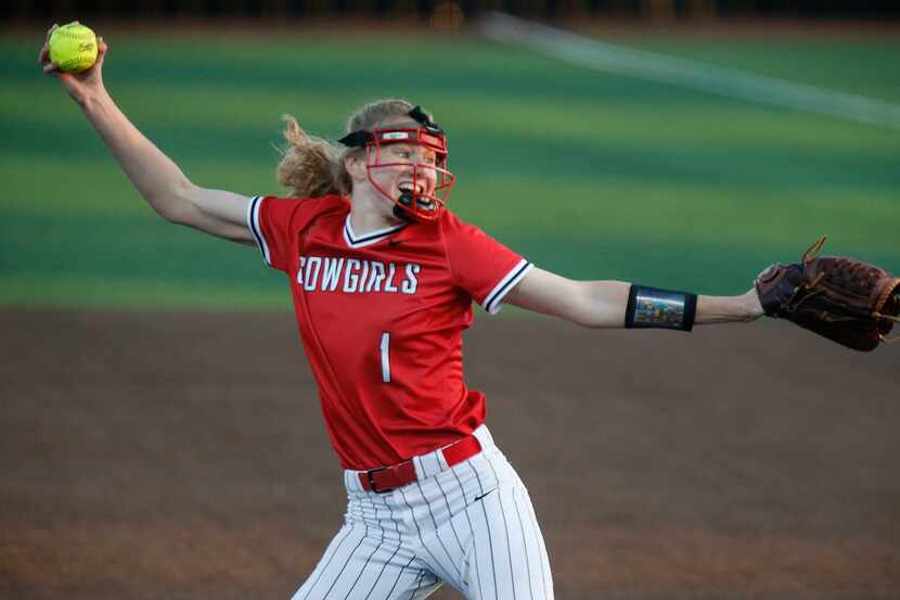 Pitcher Kat Miller has helped lead Coppell to a No. 5 area ranking in Class 6A. Coppell is...