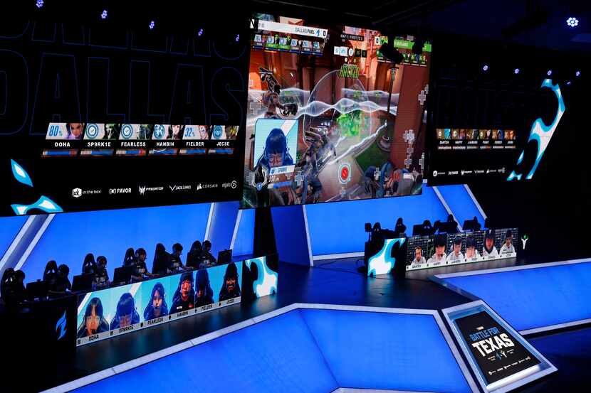 The Dallas Fuel battled the Houston Outlaws in their Overwatch League match at Esports...