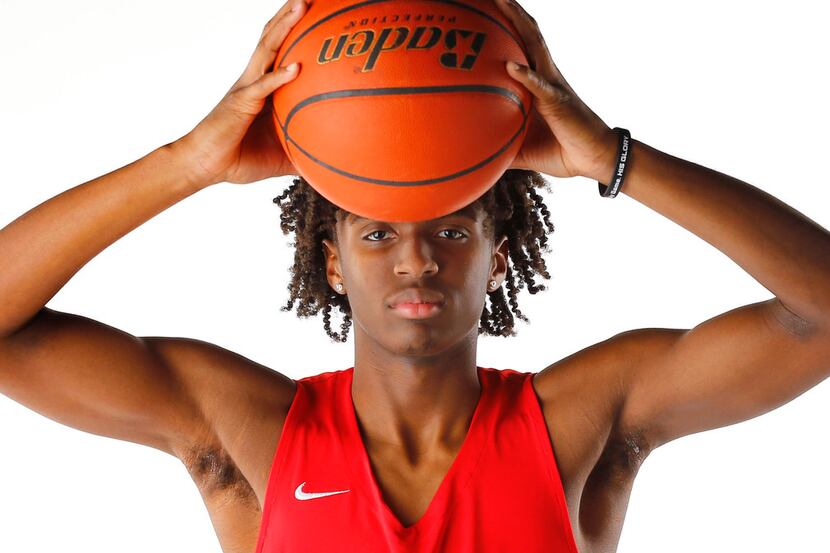 South Garland junior Tyrese Maxey is the 2018 Dallas Morning News boys basketball player of...