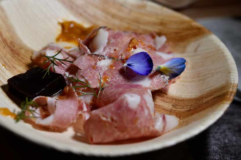 Feel free to pig out: Cochon555 honors pork of all kinds. Here's a smoked ham dish from chef...