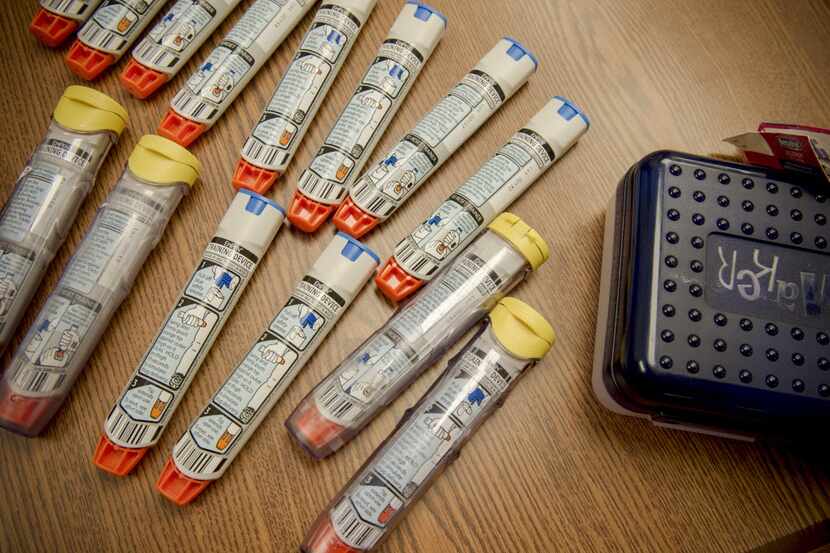 Families around Texas that rely on EpiPens — the epinephrine auto-injectors used to treat...
