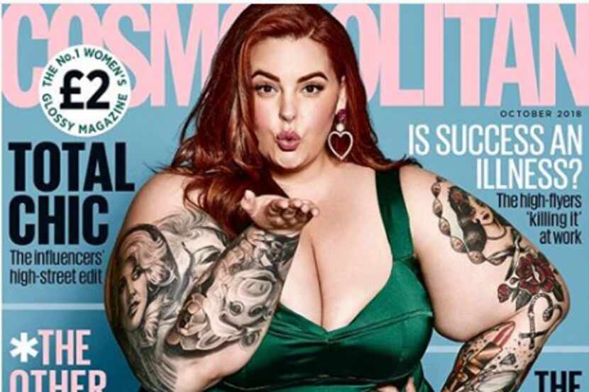 Tess Holliday is the cover model for a new issue of Cosmopolitan UK. Critics say the image...