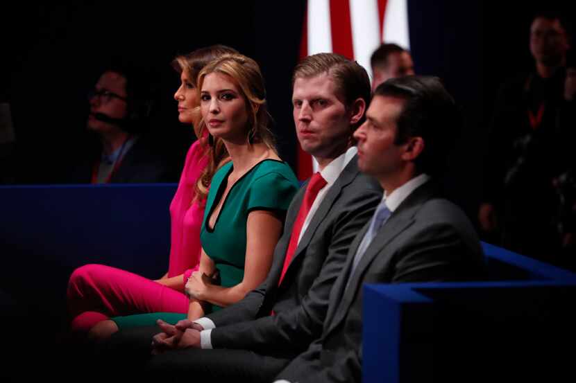 President-elect Donald Trump's three oldest children — Ivanka, Donald Jr. and Eric — have...