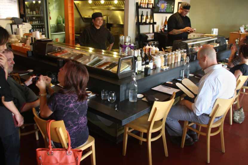 Little Lilly Sushi is a low-key, modest sushi bar in a Fort Worth strip mall. There chef...