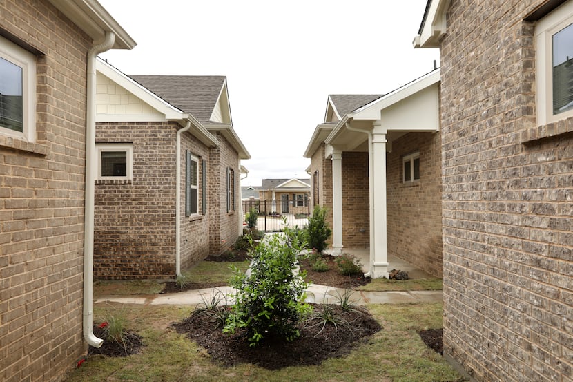 Homes at the Avilla Northside home community in McKinney start at near $1,400 a month.