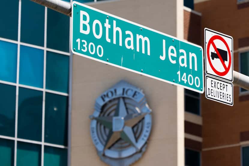 After his death, the street outside Dallas police headquarters was renamed for Botham Jean.