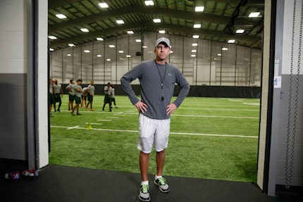 Arlington head coach Scott Peach at Arlington High School in Arlington, Texas on December 8,...