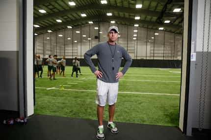 Arlington head coach Scott Peach at Arlington High School in Arlington, Texas on December 8,...