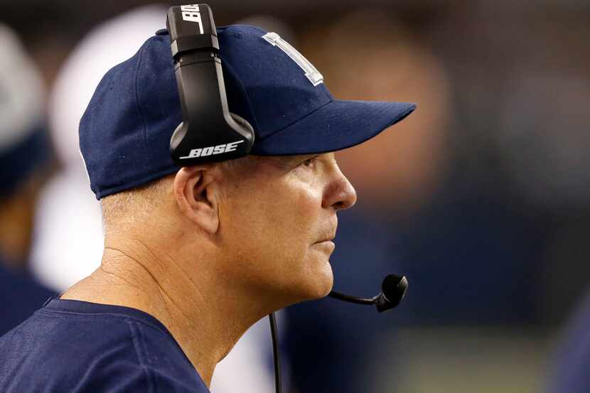 Dallas Cowboys defensive Rod Marinelli on the sideline in a game against the Indianapolis...