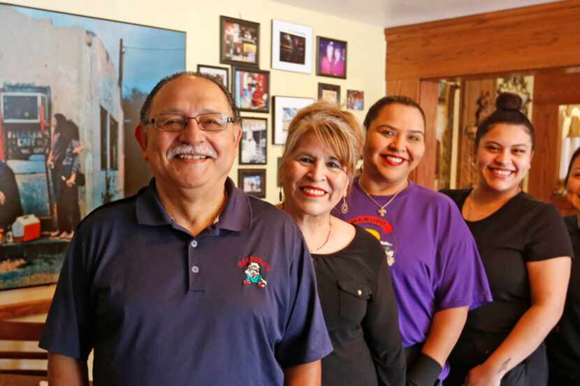 In this 2018 DMN file photo, the family at Herrera's Cafe at 3311 Sylvan Avenue includes...