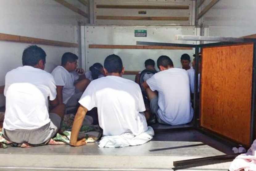 
Immigrants who entered the U.S. illegally in Arizona were detained this month after being...