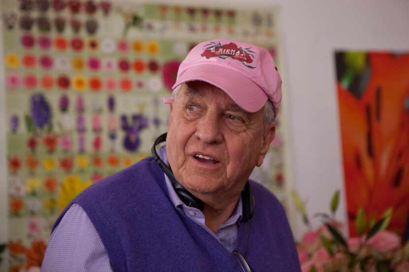 Director Garry Marshall is pictured on the set of New Line Cinema's romantic comedy,...