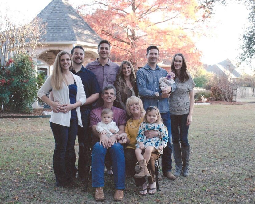 Shawn Tolleson (back row, middle) is the youngest of Mark and Jana Tolleson's three...