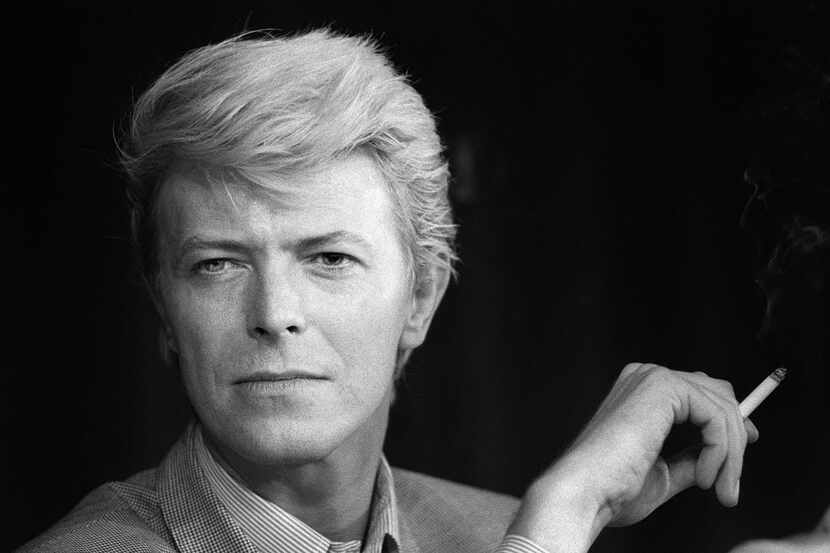 A portrait taken on May 13, 1983 of British singer David Bowie.