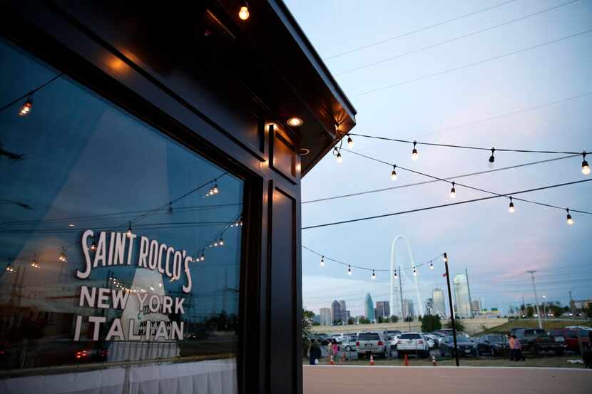 The exterior of Saint Rocco's New York Italian in Trinity Groves in Dallas on Sept. 10,...