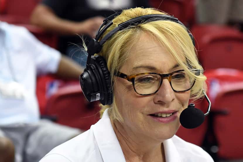 LAS VEGAS - JULY 7: ESPN reporter and analyst Doris Burke calls a game between the LA...