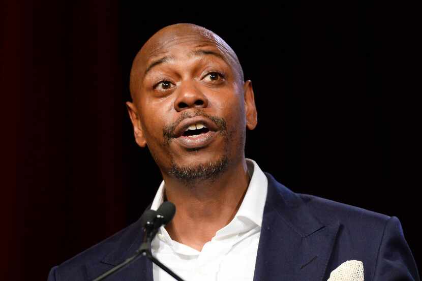 FILE - In this July 18, 2015 file photo, comedian Dave Chappelle speaks at the RUSH...