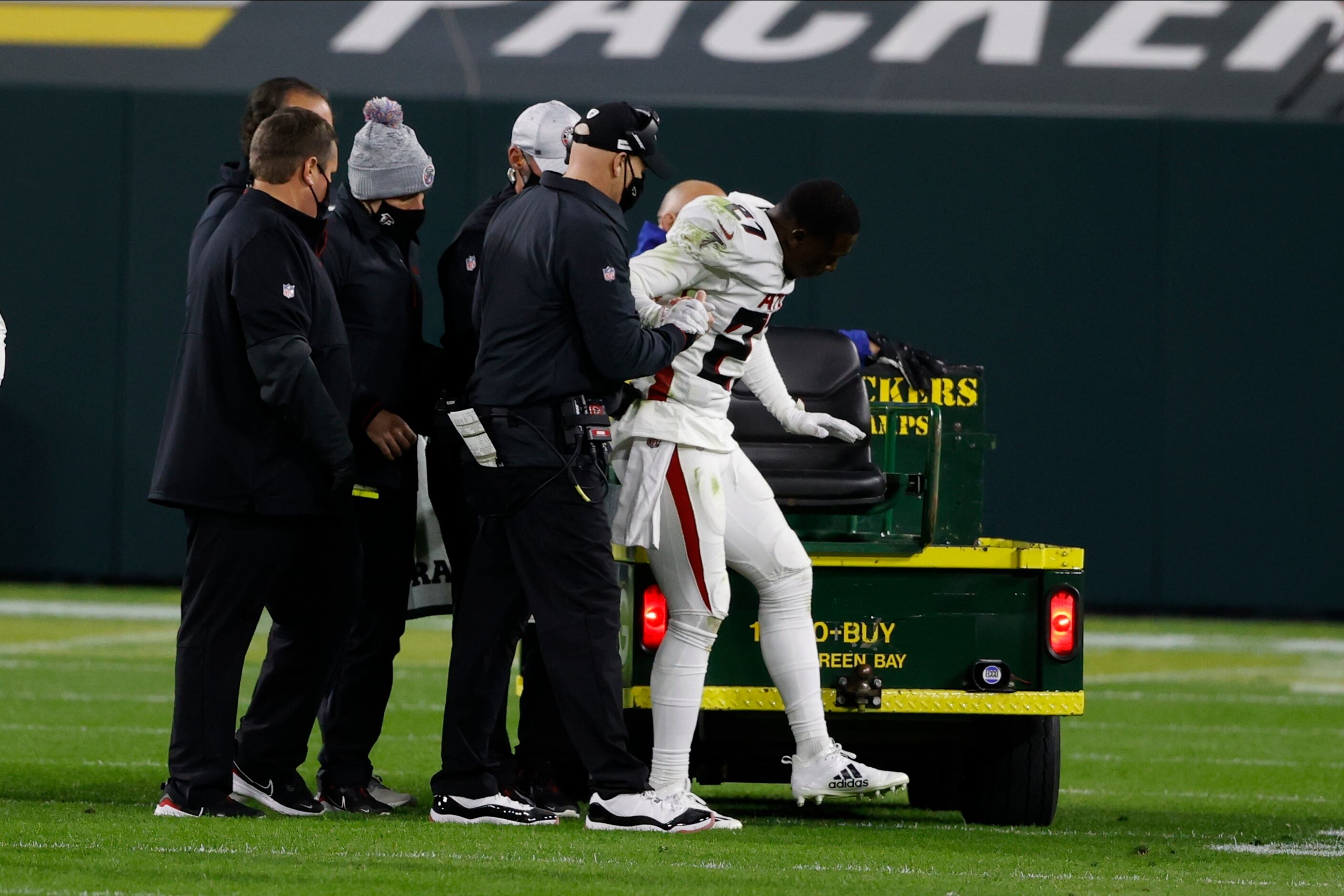 Damontae Kazee Serious Injury, Falcons vs. Packers