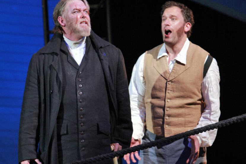 In the San Francisco Opera production of Moby-Dick, Jay Hunter Morris portrayed Captain Ahab...
