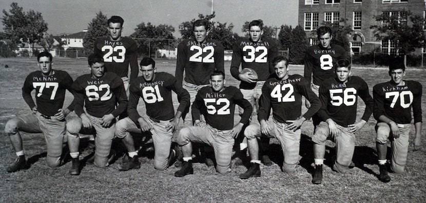 An old photo from Fred Skidmore's album shows Joe Boring ,(#8), Fred Skidmore,(#22).