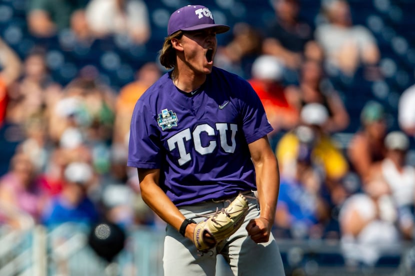 Baseball: TCU holds off Virginia in CWS elimination round - Frogs
