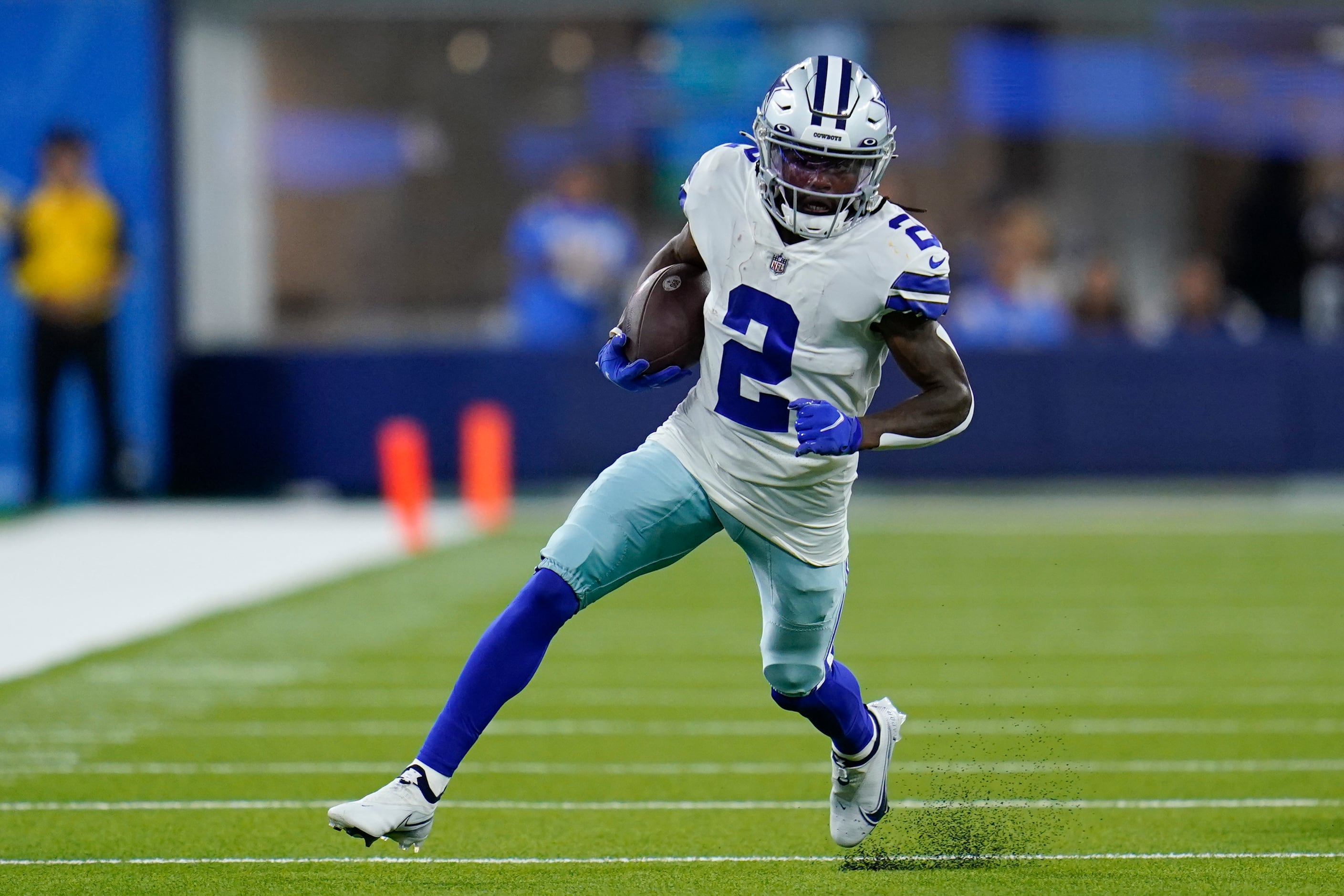 Dallas Cowboys wide receiver KaVontae Turpin (9) is seen during an NFL  football game against the Cincinnati Bengals, Sunday, Sept. 18, 2022, in  Arlington, Texas. Dallas won 20-17. (AP Photo/Brandon Wade Stock Photo -  Alamy