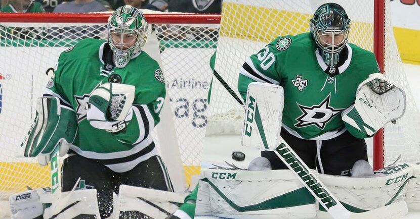 Kari Lehtonen (left) and Ben Bishop.