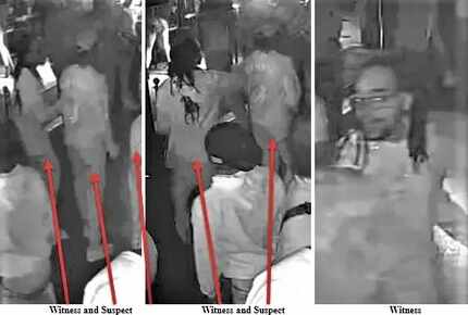 La policía de Dallas proporcionó estas imágenes del hombre que se cree es el agresor. 