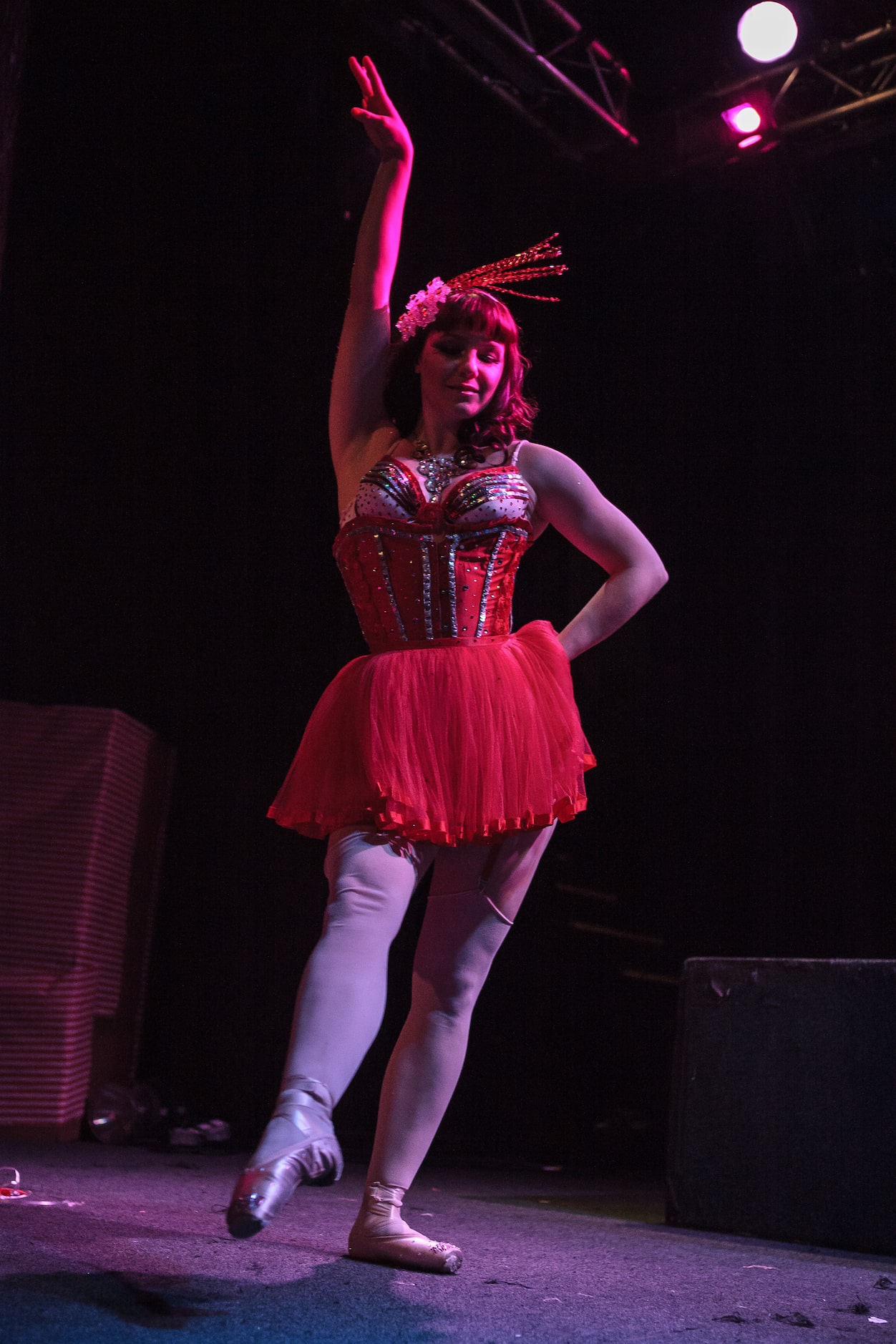 Pearl Lux performs at the Nearly Naked Nutcracker at Trees - Dec. 22nd, 2012 (Daniel...