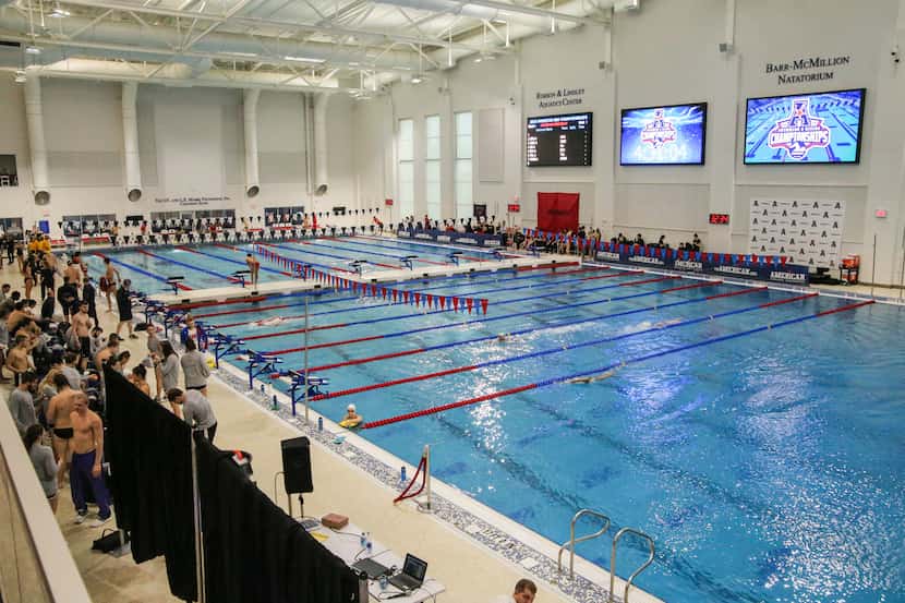 SMU's Robson & Lindley Aquatics Center pool