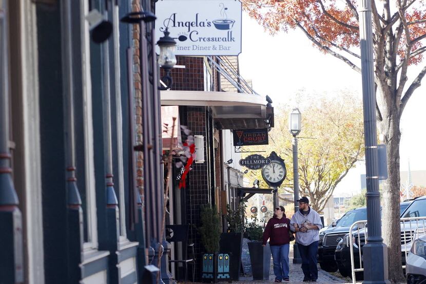 Downtown Plano during Small Business Saturday in 2014. The nationwide effort which tries to...