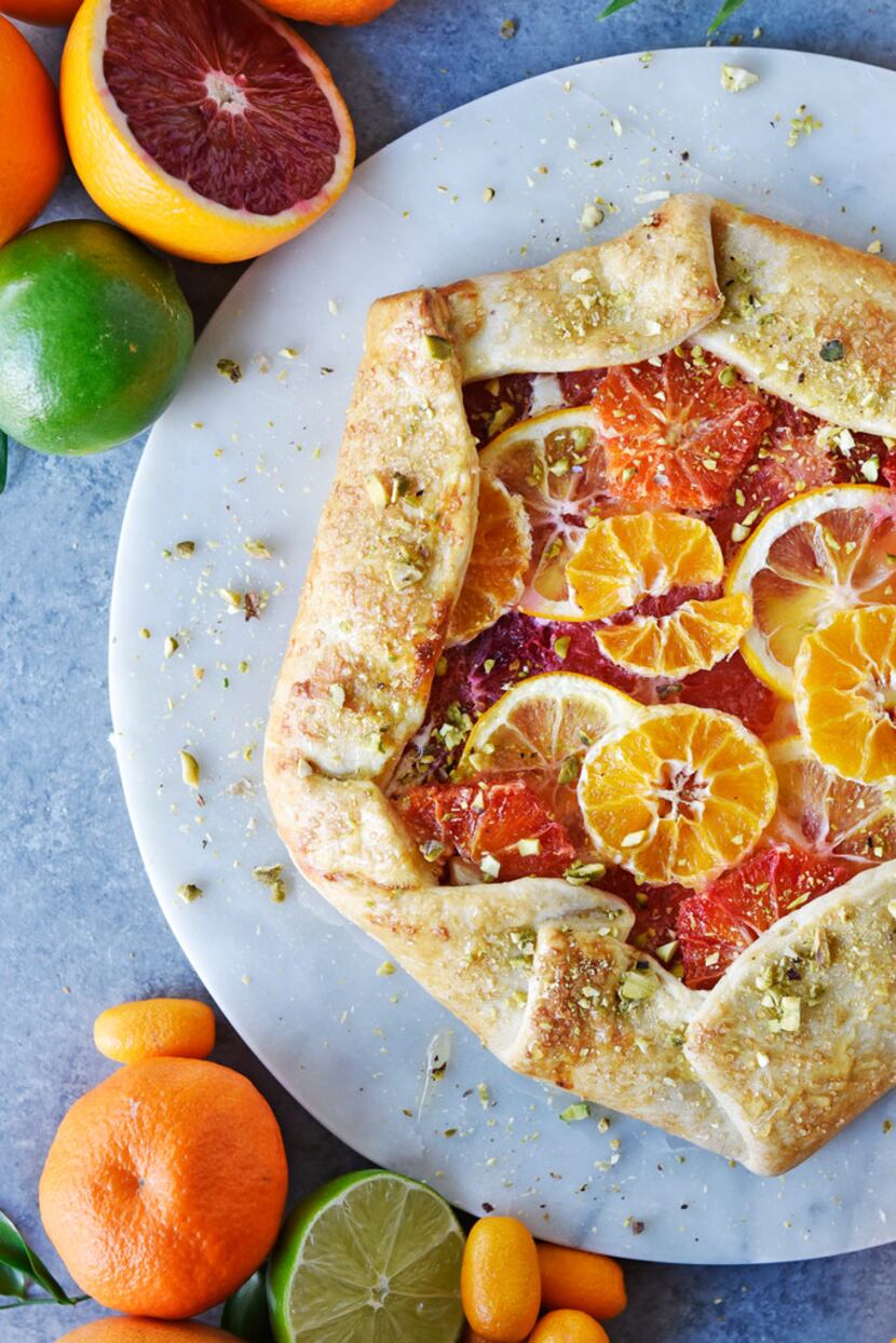 Rustic citrus galette doesn't have to look perfect, which takes the stress out of baking. 
