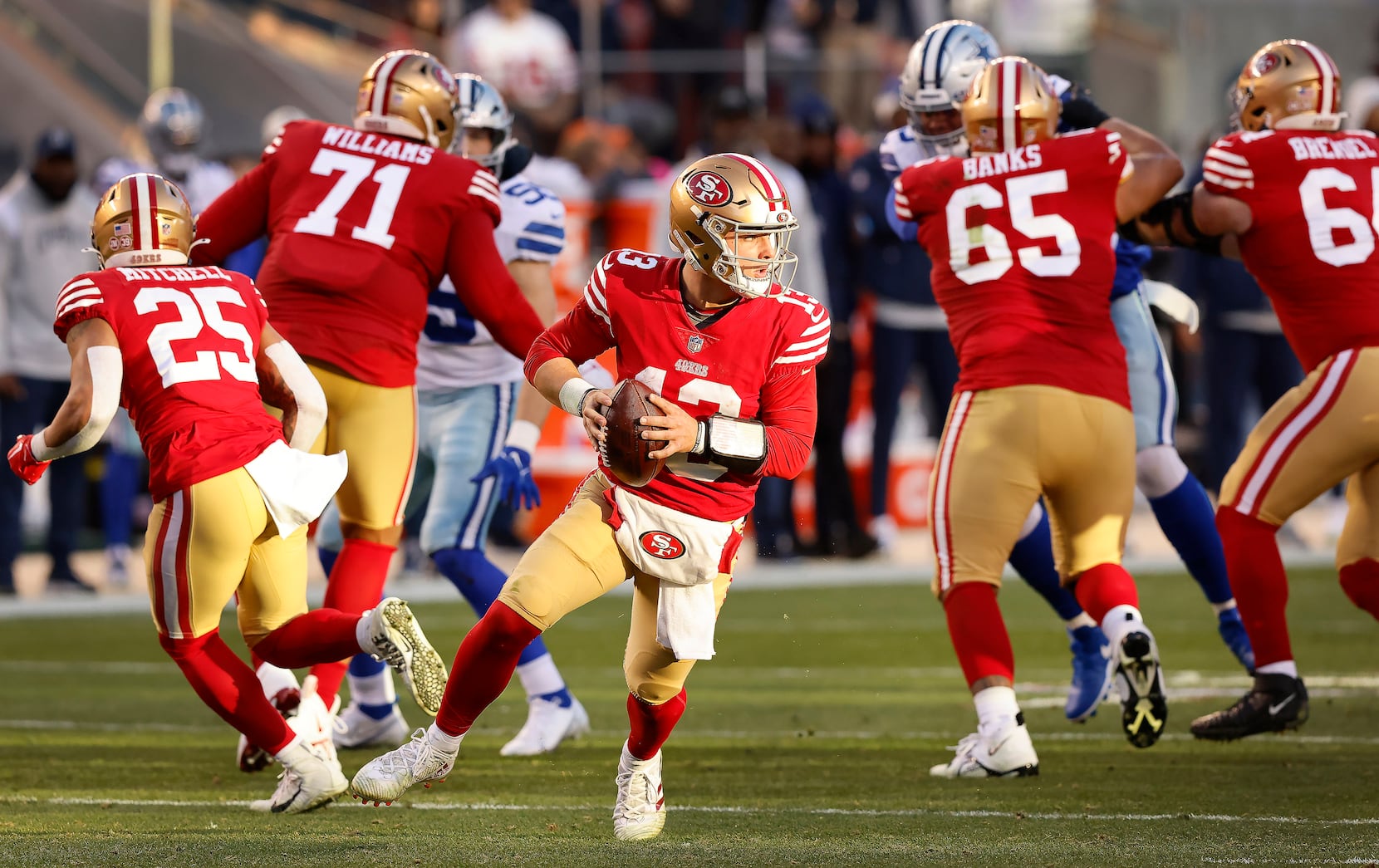 Photos from San Francisco 49ers ousted from playoffs after Purdy