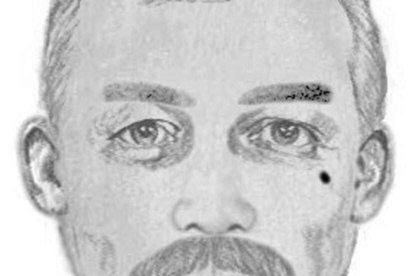 A composite sketch of the man accused of attempting to abduct a child from a Grand Prairie...