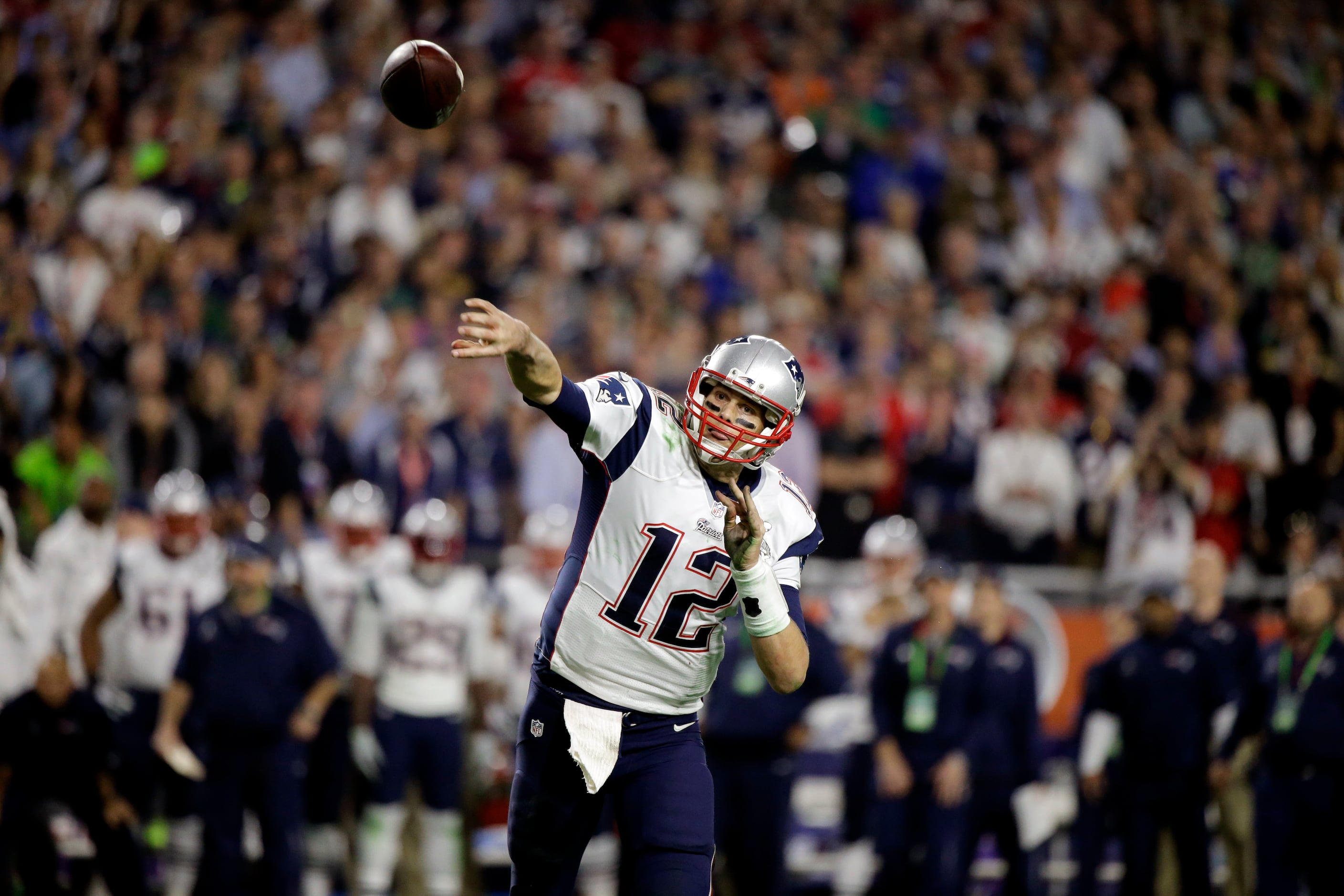 Patriots quarterback tom brady » » » » » endzone