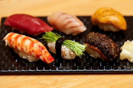 Different kinds of sushis, on Saturday, Sept. 14, 2024, at Tatsu
Different kinds of sushis,...