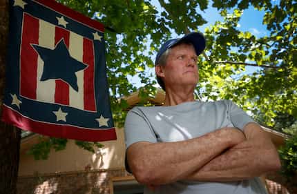 Resident Scott Randall is shown at his father's house in Rockdale, Texas, Thursday, June 14,...